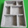 Caja de almacenamiento de fieltro prensado en caliente, caja de almacenamiento de fieltro de una sola pieza con forma, cesta de almacenamiento de cosméticos de una sola pieza, fabricantes de fieltro