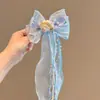 Diadema Infantil Princesa Elsa Océano Azul Accesorios para el Cabello de Niñas Diadema de Sirena de Hielo y Nieve 2025 Nuevo Tocados