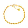 Pulsera para Dama Ojos de Fénix Pulsera de Cadena Extensa de Moda para Dama Pulsera de Ojos de Pavo Real y Fénix Chapado en Oro Joyería de Arena Dorada