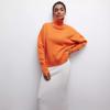 Comercio Exterior Transfronterizo Ropa Europea y Americana Nuevo Amazon Aliexpress Suéter Suelto Cuello Medio Otoño e Invierno Suéter para Mujer