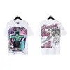 Transfronterizo Hellstar Hellstar Verano Nuevo Marca de Moda Europea y Americana Camiseta de Manga Corta Holgada para Hombre y Mujer Nfc