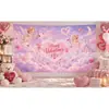 Fondo romántico transfronterizo para el Día de San Valentín, accesorios para fotos de fiesta de rosas en forma de corazón, decoración de pared para confesiones de boda