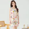 Conjunto de pijama de algodão e seda para mulheres, verão, regata e shorts, plus size, conjunto de duas peças solto e fresco para casa para mães