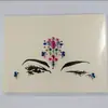 Nuevos Productos Transfronterizos: Pegatinas Faciales, Pegatinas para Uñas, Pegatinas para Cejas, Maquillaje de Festival de Música Electrónica Acrílico Decoración Facial de Bola Pegatinas de Diamante