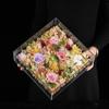 Caja Acrílica Rosa Eterna Tanabata Día de San Valentín Navidad Novia Cumpleaños Propuesta Regalo Acompañante