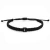 Pulsera Tejida de Cuerda de Mano de Nuevo Estilo Europeo y Americano Transfronterizo con Cuentas Acrílicas Hechas a Mano con Letras Inglesas 26 Cuentas Pulsera Pulsera Venta al por Mayor