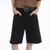 Jeans Cropped de Pierna Ancha Casual Vintage para Hombre, Ajuste Holgado de Moda, Pantalones Largos Rectos de Caída Versátiles