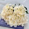 Hortensia artificial nueva, directa de fábrica, de 5 cabezas, de primavera, recubierta de tela, flor falsa, decorativa para el hogar.
