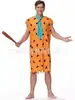 Productos Nuevos Transfronterizos Europeos y Americanos Era de Piedra Hombres Primitivos Halloween Clásico Fred Disfraz de Cosplay