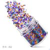 Set de lentejuelas de uñas de color navideño 12 colores mixtos accesorios para uñas lentejuelas flash polvo láser degradado