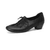 Zapatos de cordones de piel de oveja ultraligeros, ultrasuaves y extremadamente cómodos, colección otoño 2026, tacón medio-alto, adecuados para ir al trabajo, corte profundo, zapatos de mujer con suela blanda