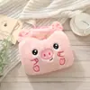 Bolsa de agua caliente de peluche linda de PVC para llenar de agua, doble bolsa de agua caliente para manos, tesoro cálido, tesoro para calentar manos, bolsa para calentar el vientre, compresa caliente para el vientre