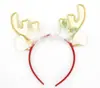 Nueva diadema de cuernos de Navidad fiesta navideña diadema navideña accesorios para el cabello accesorios para actuaciones infantiles venta al por mayor