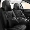 2025 Nuevo Todo Incluido Cuero Completo/Cuero Seda de Hielo Universal Cuatro Estaciones Cojín para Asiento de Coche Entidad Venta al por Mayor Transfronteriza Una Pieza