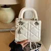 Bolso de diseñador de nicho transfronterizo para mujer, nuevo modelo primavera 2026, bolso cuadrado pequeño simple de alta calidad, bolso de hombro y para debajo del brazo