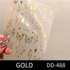 Celebridad de Internet Pegatinas para Uñas Líquidas de Mariposa Nuevas Cortadas Láser Plata Caliente Coloridas Finas Resistentes Pegatinas de Uña Adhesivas de Mariposa DH