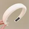 Diadema retro de corona alta para mujer, simple y elegante, diadema de ala ancha que no estrangula el cabello, accesorio para el cabello de moda estilo coreano