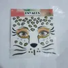 Pegatinas de Tatuaje Facial de Halloween, Pegatinas de Tatuaje de Máscara, Pegatinas Faciales Impermeables de Cambio Rápido para Disfraces de Fiesta, Pegatinas de Maquillaje Facial