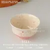 Tigela com pintura salpicada, tigela de arroz pintada com underglaze, tigela e prato estilo creme, tigela pequena de cerâmica, tigela de iogurte e sobremesa para casa, tigela de café da manhã de alta aparência