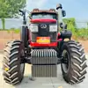 Trator Agrícola Diesel Multifuncional 2404 com Tração nas Quatro Rodas para Micro-Enxertia, Preparo de Solo Rotativo, Abertura de Valas, Cultivo do Solo, Uso em Estufas e Adequado tanto para Solo Seco quanto Úmido, Bem como Terrenos Montanhosos