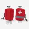 Kit Médico Portátil com Tiras Refletivas, Kit de Emergência para Caminhadas ao Ar Livre, Bolsa de Emergência Portátil, Armazenamento no Carro, Pequena Bolsa de Remédios Doméstica