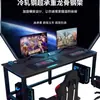 Escritorio para Gaming de Fibra de Carbono Escritorio para Computadora de Escritorio Escritorio Doble para Estudiantes Escritorio de Estudio para Dormitorio en Casa Oficina Escritorio Simple