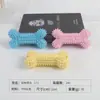 Atacado de brinquedos de algodão para animais de estimação para cães, atacado de brinquedos dentários knotados para animais de estimação, brinquedos de morder TPR para cães