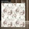 Azulejo Floral Cerámico Completo Acabado Mate 600X1200 Cocina Balcón Pared de Fondo Pieza Floral Azulejo Estilo Crema Azulejos de Baño