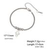 Planta de corte de suministro de exportación de comercio exterior pulsera de doble capa colgante de cactus hueco pulsera para mujer de acero inoxidable 304