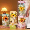 Regalo para el Día del Maestro para maestras de kínder: Kit de materiales DIY hecho a mano de alta gama con tarjeta de ramo 3D