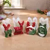 Molde de Silicona para Vela Perfumada de Alce DIY Adorno de Vela Difusor de Animales Navideño Molde para Decoración de Joyería