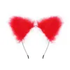 Lindo Pinza para el Cabello con Forma de Oreja Juguete Accesorios Aro Juego Color Sólido Conejo Corazón
