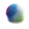 Bolas de pelo coloridas removíveis de lã artificial para plug anal, brinquedo de cauda, brinquedos sexuais sem plug anal