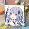 Lote de pintura a óleo digital infantil DIY pintura a óleo pintada à mão animação de desenhos animados pintada à mão preenchida pintura a óleo acrílica