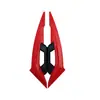 Pegatina Universal de Decoración para Carrocería de Motocicleta, Ala Fija Ala Dinámica, Cuchilla de Viento para Carenado Frontal, Cuchilla de Viento Lateral con Forma de Garra Anti-Rayaduras