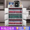 Armario libre de óxido, gabinete de cocina, aparador, gabinete fácil de armar, gabinete de almacenamiento para vivienda de alquiler, gabinete para vajilla, gabinete de almacenamiento