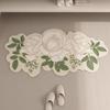 Alfombrilla de Baño Retro Americana de Barro de Diatomeas Alfombrilla Universal para Puerta de Baño Antideslizante Absorbente de Agua Secado Rápido