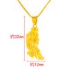 Novo pingente de ouro 24k imitação corajoso Net Red joias vivas moda areia ouro acessórios fabricantes atacado