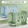 Soporte de Escritorio para Libros Soporte Retráctil para Libros Estante de Almacenamiento de Libros con Soporte para Bolígrafos Deflector Pinza para Libros Libro