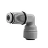 Acessórios para Purificador de Água Adaptador de Tubo Pe Cotovelo 1/4 de Polegada Rosca Interna e Externa Conector de Bomba com O-Ring