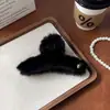 Pinza de Pelo de Felpa de Gama Alta para Mujer, Nuevo Clip Grande de Tiburón para el Otoño e Invierno 2026 para la Parte Posterior de la Cabeza, Pinza de Pelo Peluda, Accesorio para el Cabello