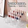 Caixa de Armazenamento de Sombra de Olhos Acrílica, Penteadeira, Pincel de Maquiagem, Batom, Esmalte de Unha, Rack de Armazenamento de Cosméticos e Produtos para Cuidados com a Pele