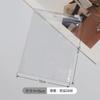 Bolsas de PVC transparente de alta definición con cremallera en stock para almacenamiento de joyas, bolsas autosellables de plástico esmerilado