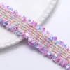 1 yarda de cinta de encaje de poliéster de 2-3 mm para accesorios hechos a mano DIY y materiales de tejido