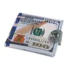 Cartera para Hombre Corta de Lona Impresión de Billetes de Dólar Monedero Creativo para Monedas Bolso para Tarjetas de Mujer Cartera Pequeña de Exportación Regalo