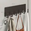 Estante magnético de pared con ganchos para el lateral del refrigerador, perchero multifuncional para puertas de gabinetes del hogar y tendedero