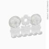 Importado de Corea del Sur Tipo Ventosa Colgante de Pared Portacepillos de Dientes Colgante de Pared de Baño Estante para Artículos de Tocador del Hogar Estante para Almacenamiento de Cepillos de Dientes Estante de Almacenamiento Gancho