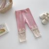 Leggings de rayas para niñas de 0 a 5 años, ropa de otoño de Corea del Sur, pantalones casuales bonitos para niñas, pantalones para niños AK362