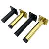 Accesorios para Patas de Sofá Nórdico Pata de Soporte Pie Medio Pie de Cono Recto Pata de Mesa de Té Pata de Mueble de TV Pata de Mueble Pie de Metal de Hierro