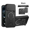 Adequado para Iphone18Promax, Capa de Celular Versátil com Suporte de Janela Deslizante, Capa Protetora Magnética Anti-Queda para Apple 17Pro